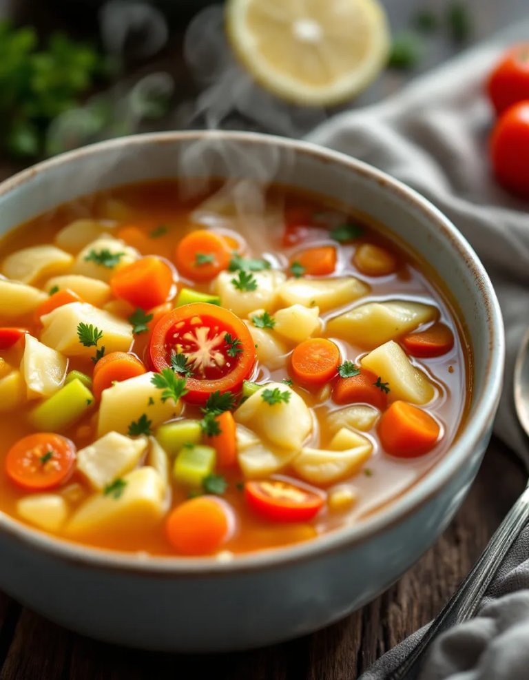 Easy Cabbage Fat-Burning Soup – Healthy and Delicious