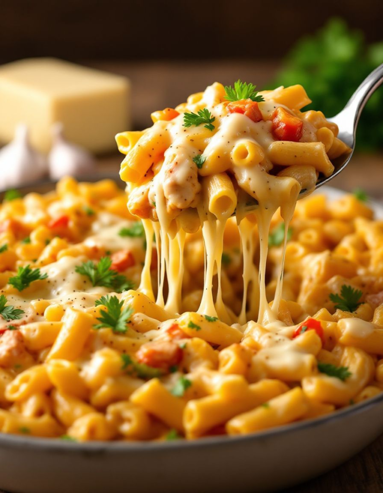 Ultimate Cajun Cream Cheese Chicken Pasta Bake Recipe