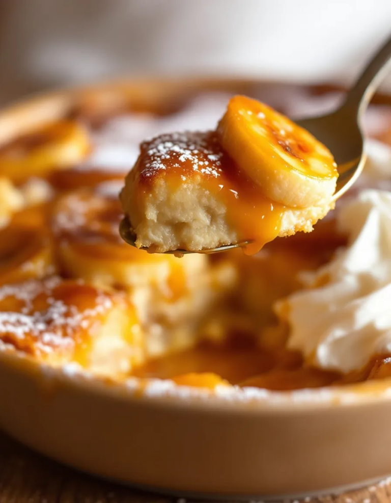 Best Caramelized Banana Bread Pudding – Rich and Creamy