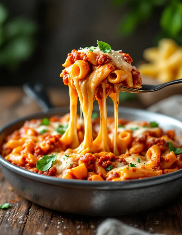 Easy Cheesy Baked Rigatoni with Beef – Comfort Food Favorite