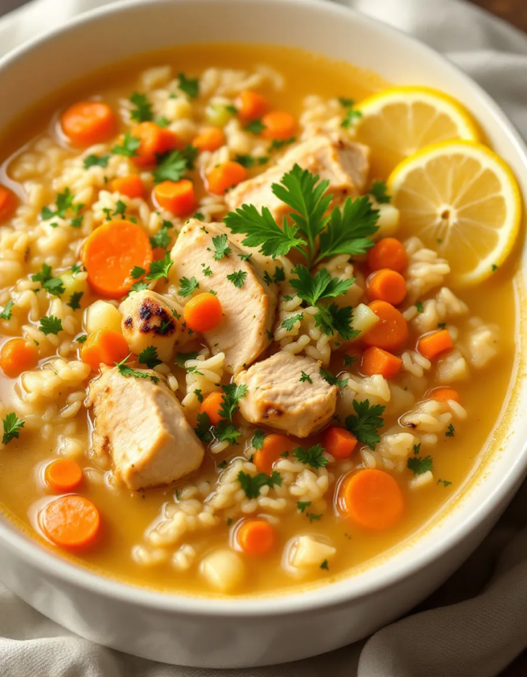 Easy Chicken and Rice Soup – Comforting and Hearty