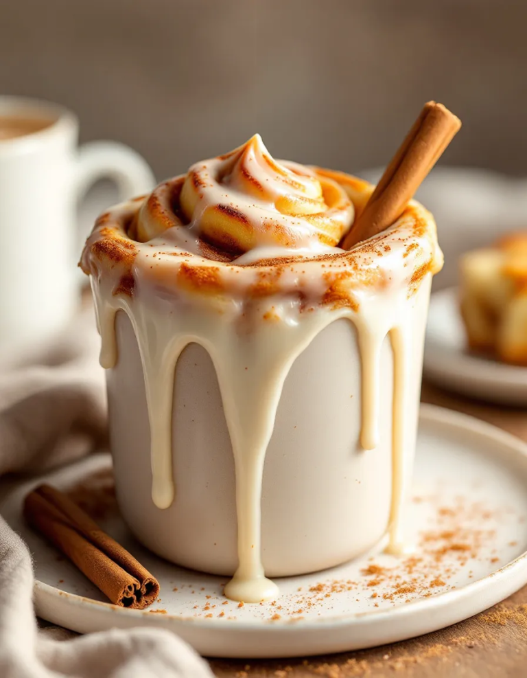 Easy Cinnamon Roll Mug Cake – Ready in Minutes