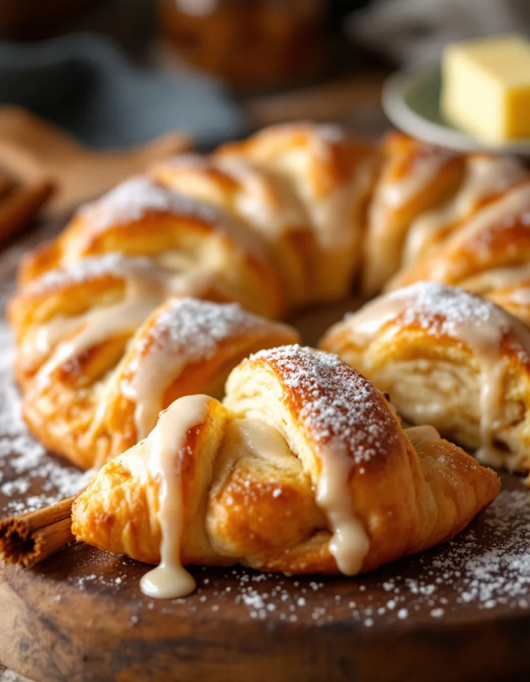 Easy Cinnamon-Sugar Pizza with Crescent Rolls