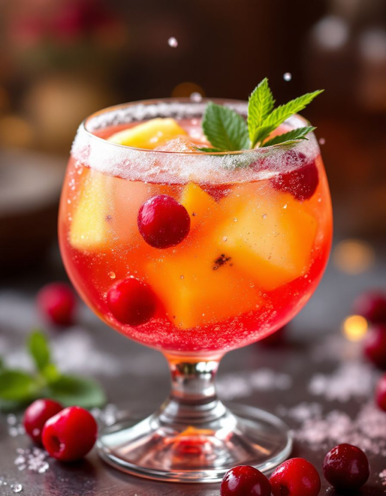 Easy Cranberry Pineapple Fizz – Perfect for Parties