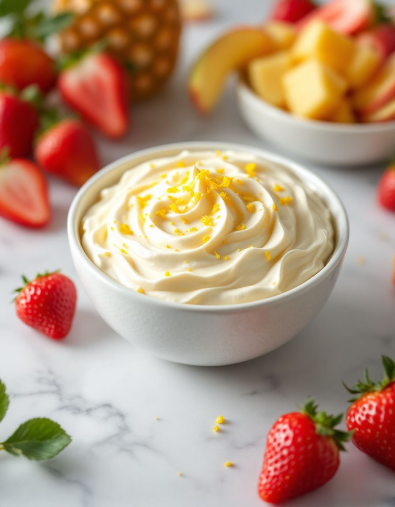 Easy Cream Cheese Fruit Dip – Perfect for Parties and Snacks