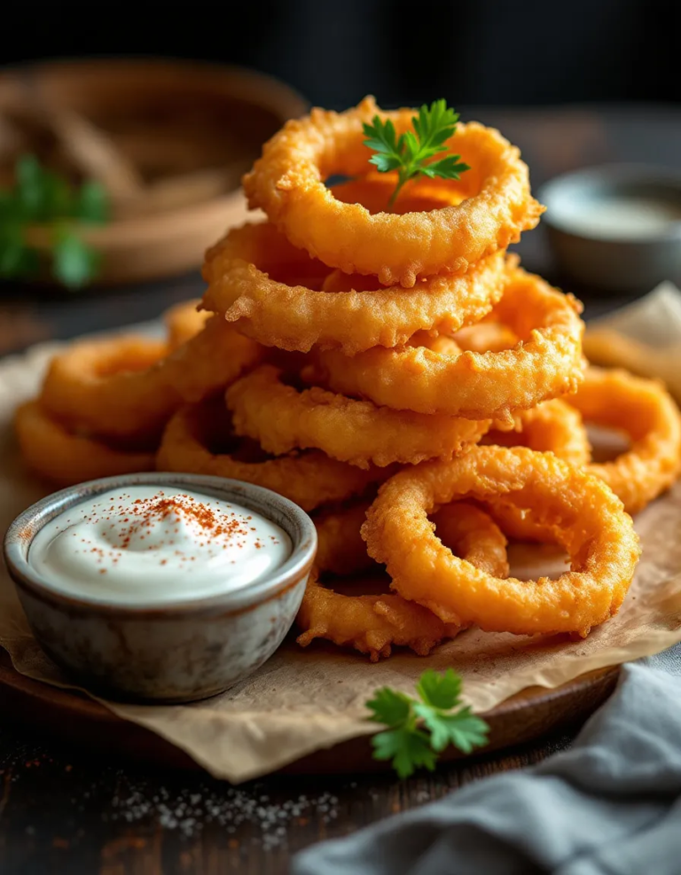 Crispy Homemade Onion Rings – Perfect for Snacking