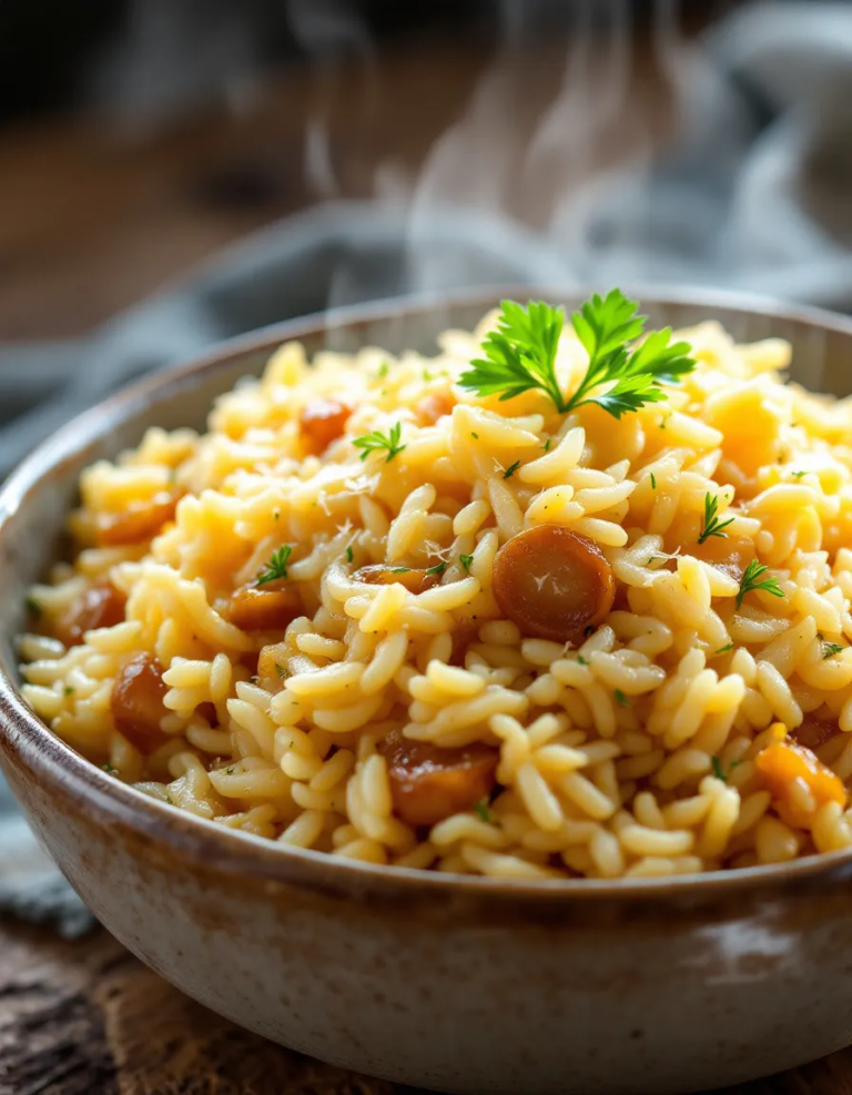 Easy French Onion Butter Rice – Rich, Savory, and Buttery