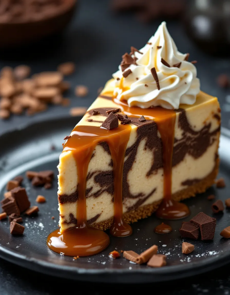 Ultimate Heavenly Chocolate Caramel Dream Cheesecake