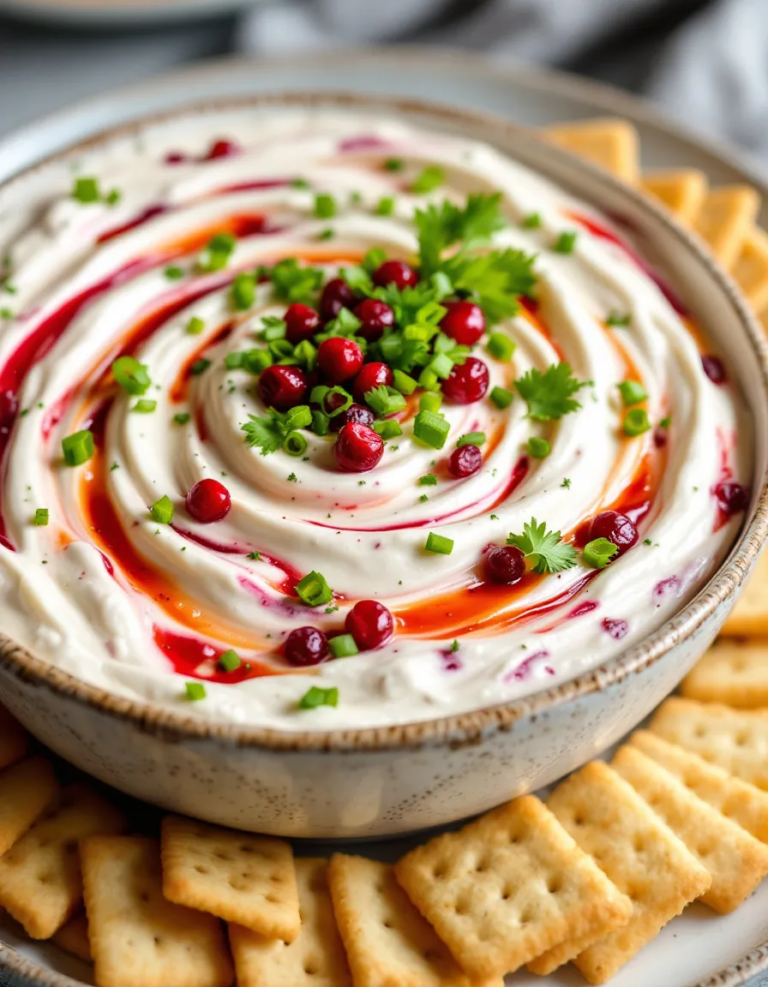 Easy Holiday Cranberry Jalapeño Cream Dip Recipe