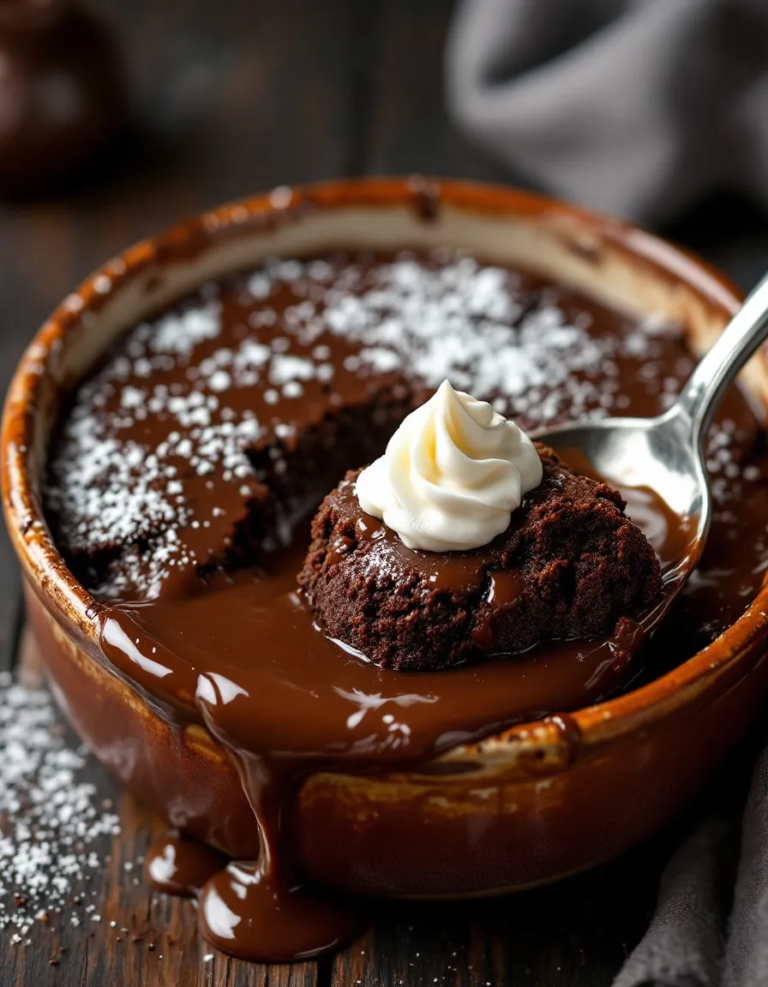 Easy Hot Fudge Chocolate Pudding Cake – Rich and Gooey