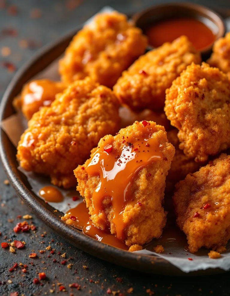 Easy Hot Honey Chicken Nuggets – Crispy and Spicy