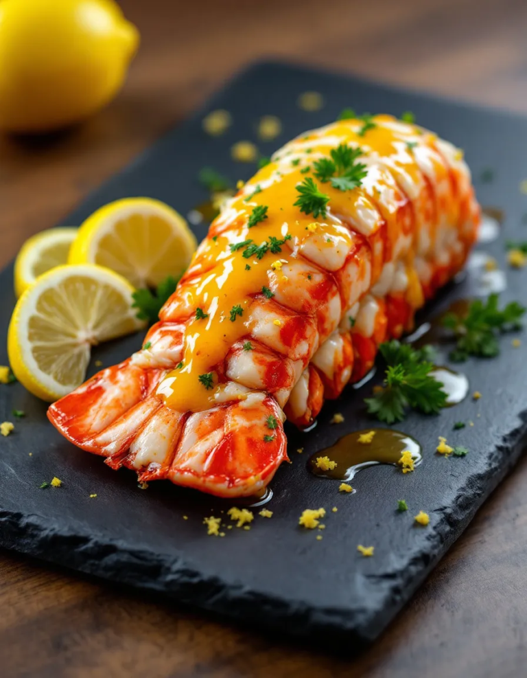 Easy Lobster Tail with Lemon Butter Sauce