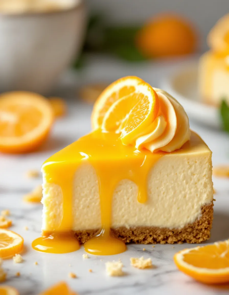 Easy No-Bake Orange Creamsicle Cheesecake Recipe