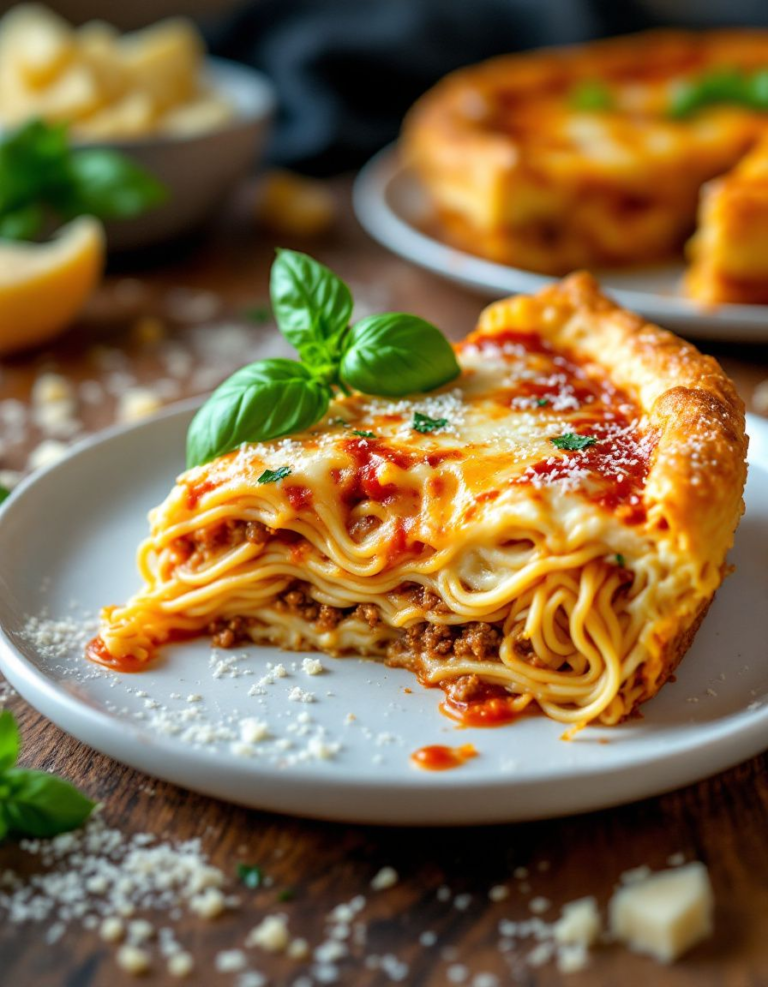 Easy Spaghetti Pie Recipe – Perfect for Family Dinners