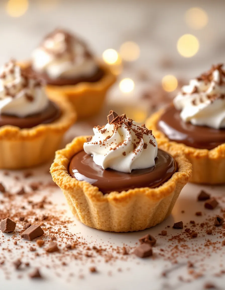 Easy Mini Chocolate Pie Recipe with a Buttery Crust