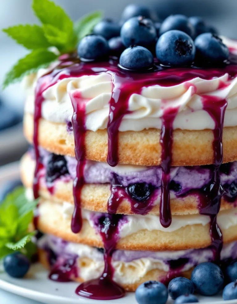 Best Blueberry Shortcake Cake – Easy Homemade Recipe