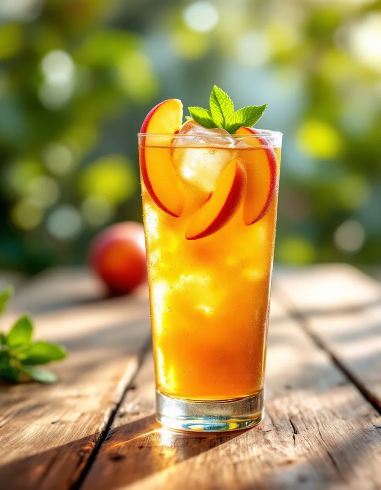 Best Bourbon Peach Iced Tea – Perfect Summer Cocktail