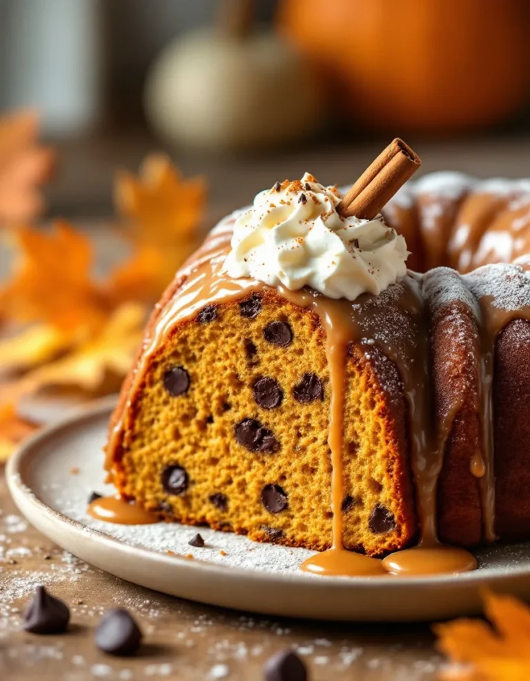 Best Chocolate Chip Pumpkin Bundt Cake – Easy Fall Dessert