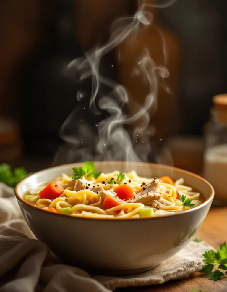 Classic Chicken Noodle Soup – Easy Homemade Recipe