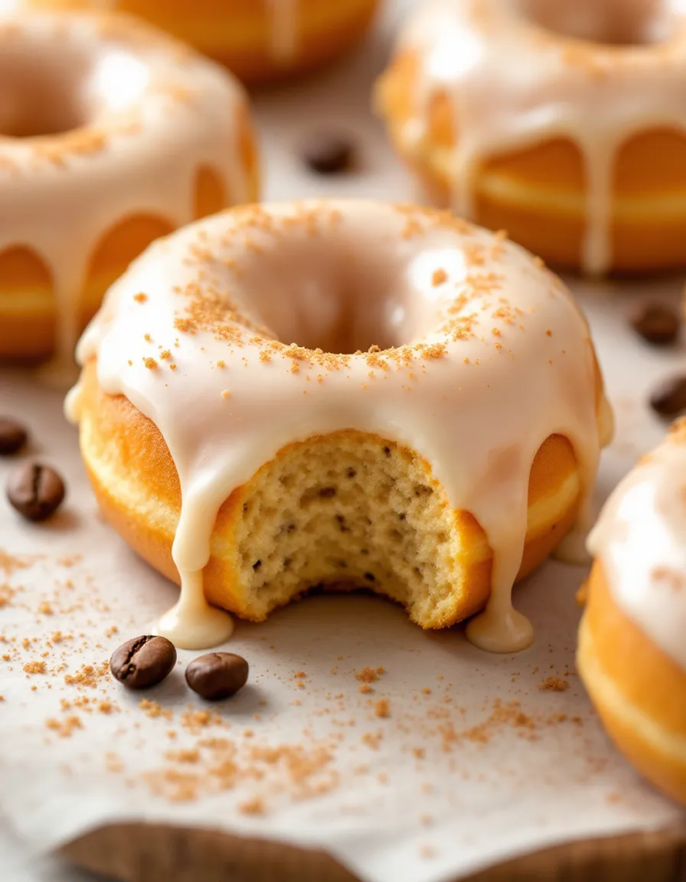Best Coffee Cake Donuts with Vanilla Glaze – Easy Recipe