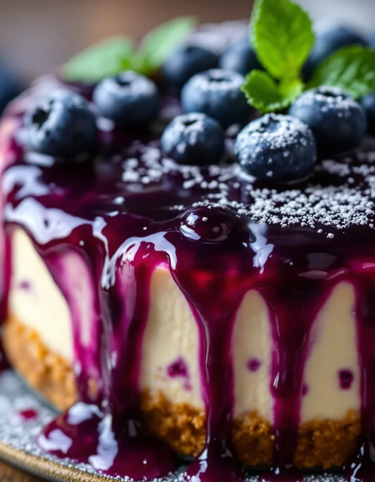Easy Blueberry Cheesecake Recipe – Perfect for Dessert Lovers