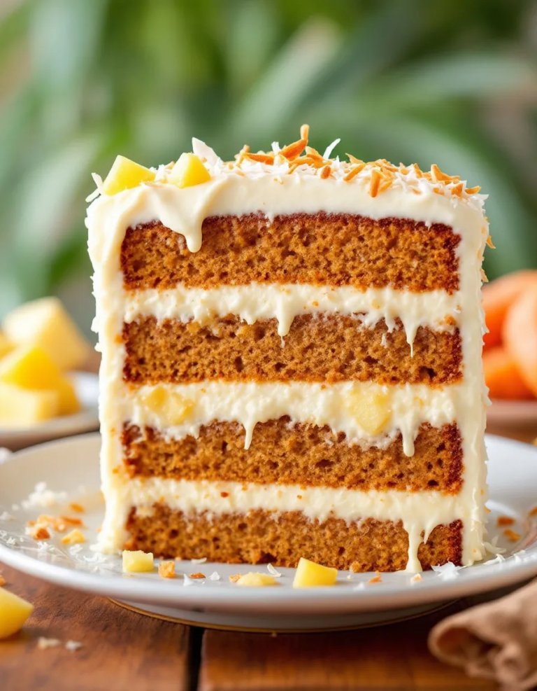 Easy Hawaiian Pineapple Carrot Cake – Moist & Simple Recipe