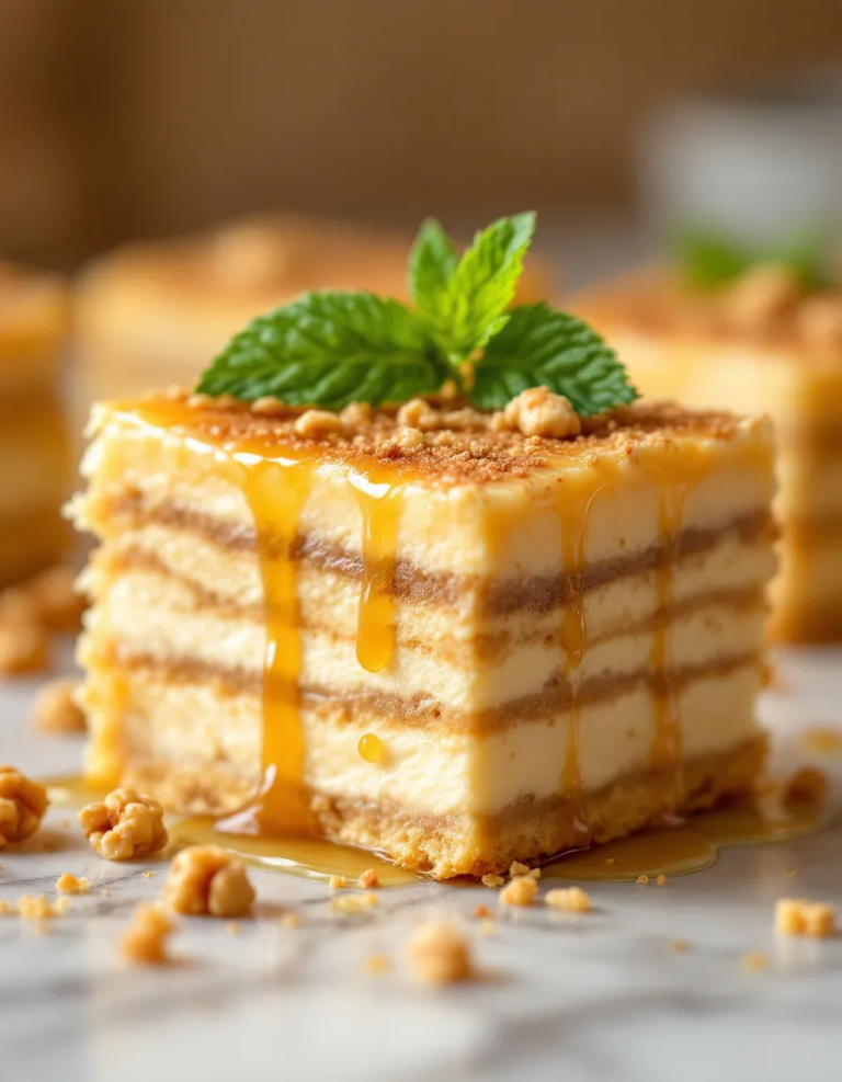 Best Heavenly Baklava Cheesecake Bars – Easy Dessert Recipe