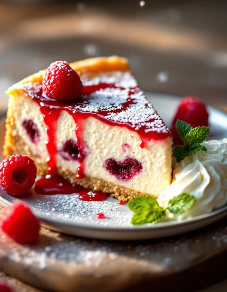 Easy Heavenly Raspberry Cheesecake Bars – Perfect for Dessert