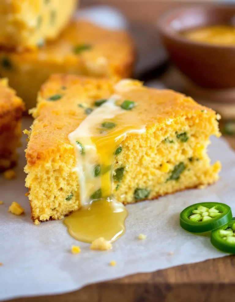 Best Homemade Jalapeño Cheddar Cornbread Recipe
