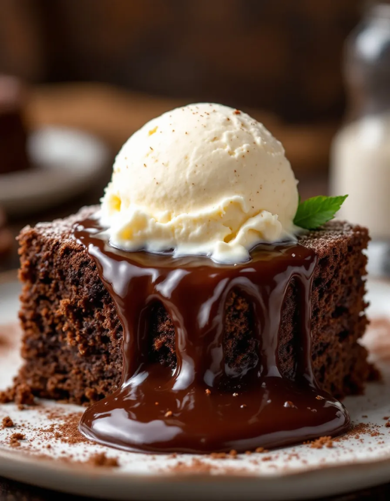 Easy Hot Fudge Chocolate Pudding Cake Recipe