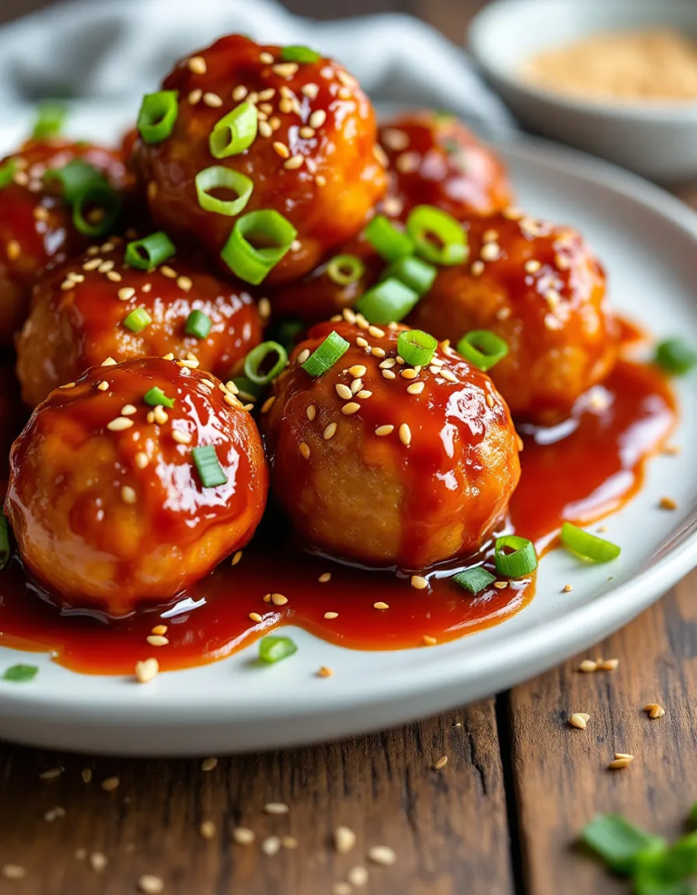 Best Juicy Korean BBQ Meatballs – Sweet & Spicy Perfection