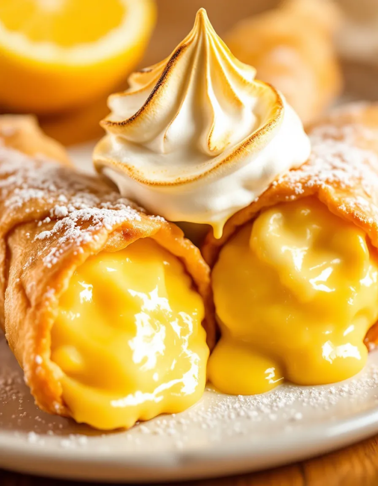 Easy Lemon Meringue Pie Cannolis – Perfect for Dessert Lovers