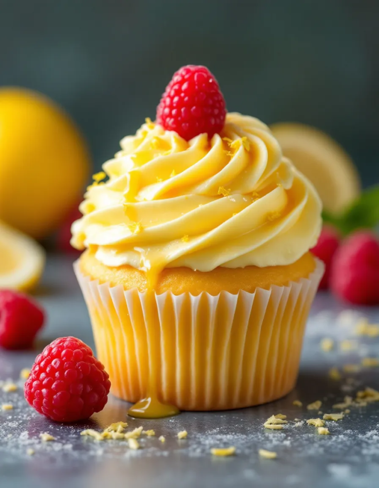Best Lemon Raspberry Cupcakes – Light, Moist & Sweet