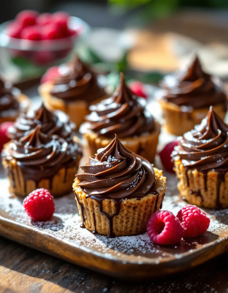 Easy Mini Chocolate Cheesecakes in a Muffin Pan