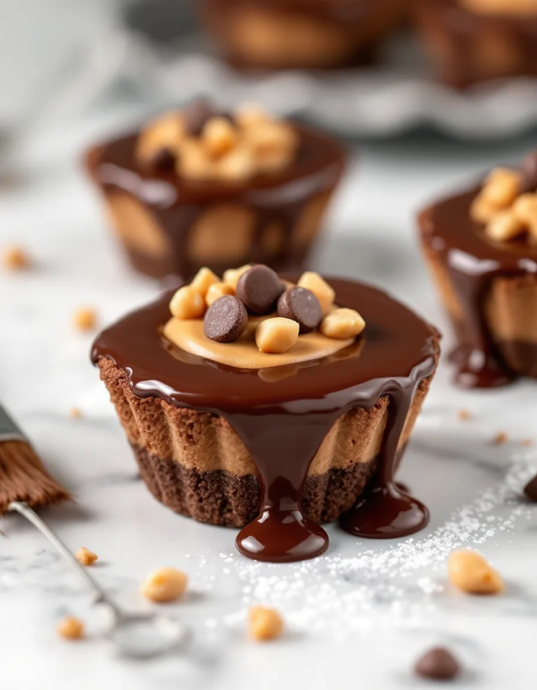 Easy Mini Chocolate Peanut Butter Pies – Perfect for Dessert Lovers