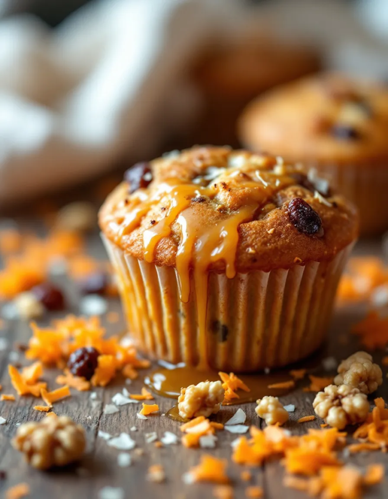 Best Morning Glory Muffins with Shredded Carrots