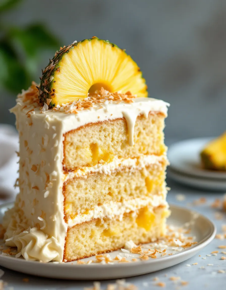 Easy Pineapple Coconut Dream Cake – Tropical Dessert Recipe