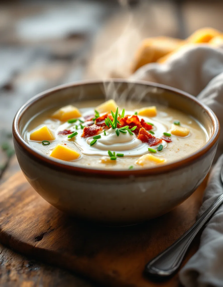 Best Potato and Bacon Soup – Easy Homemade Recipe