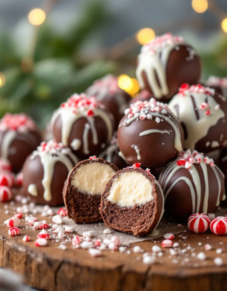 Best Rich and Creamy Peppermint Chocolate Truffles Recipe