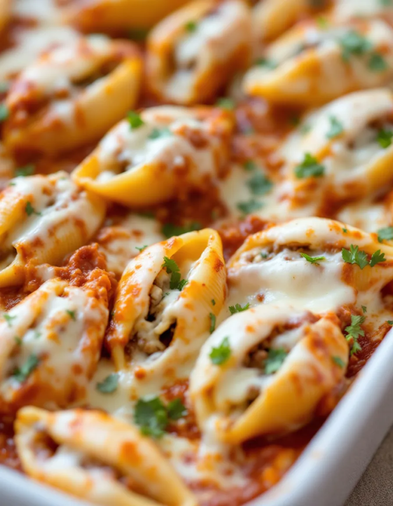 Best Beef-Stuffed Shells with Creamy Ricotta Filling