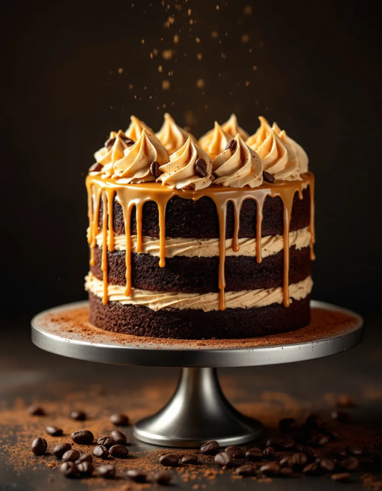 Best Caramel Coffee Buttercream Cake – Easy Recipe