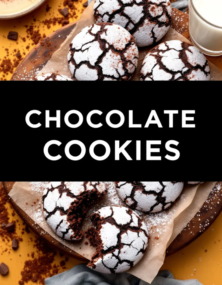 Best Chocolate Crinkle Cookies – Easy Recipe