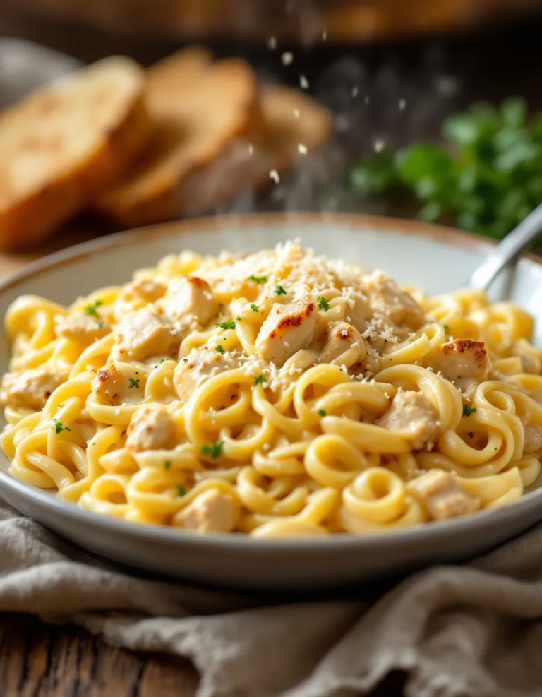Best Creamy White Cheddar Chicken Pasta – Easy & Delicious