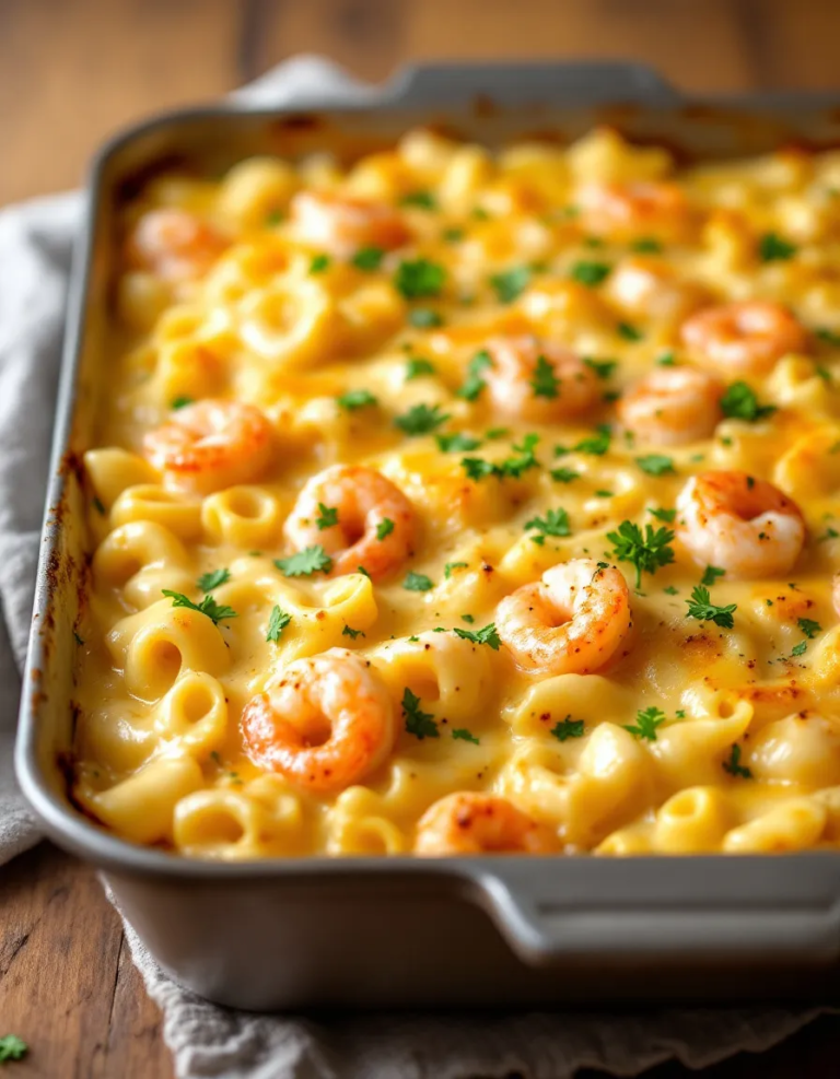 Best Creamy Shrimp Tortellini Alfredo Casserole
