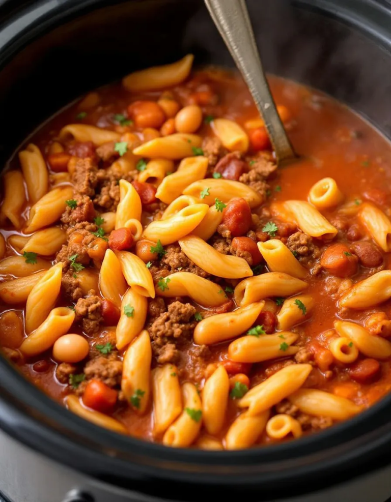 Easy Crockpot Pasta Fagioli – Hearty Italian Soup Recipe
