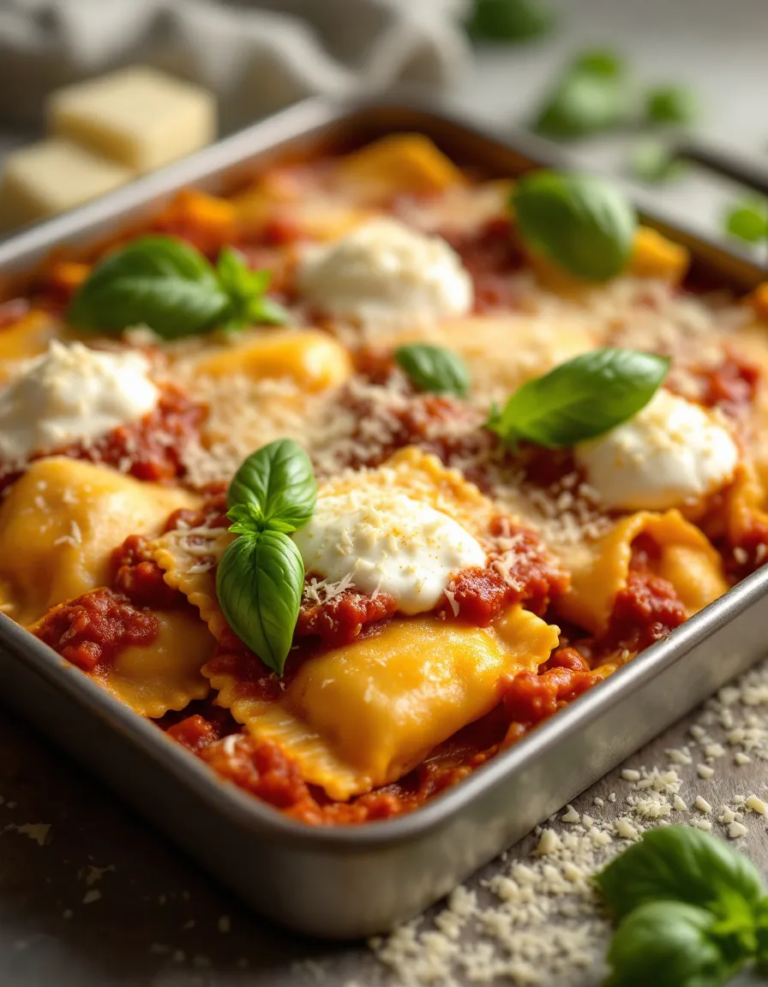 Easy Cheesy Baked Ravioli – Perfect Comfort Food