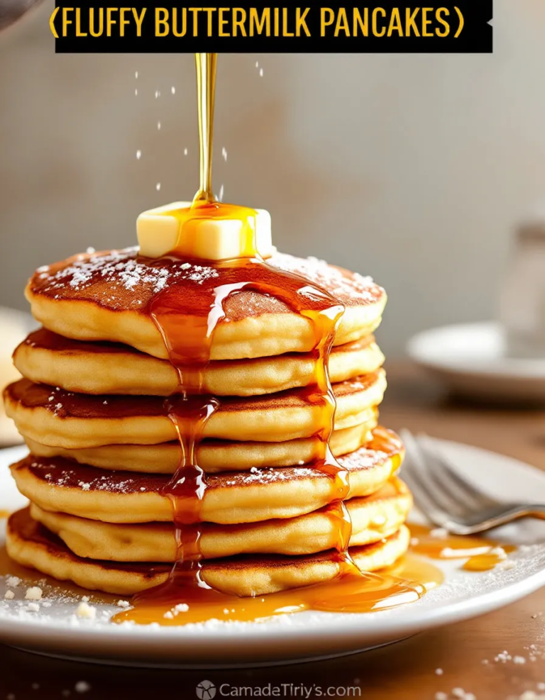 Best Buttermilk Pancakes – Fluffy & Golden Brown