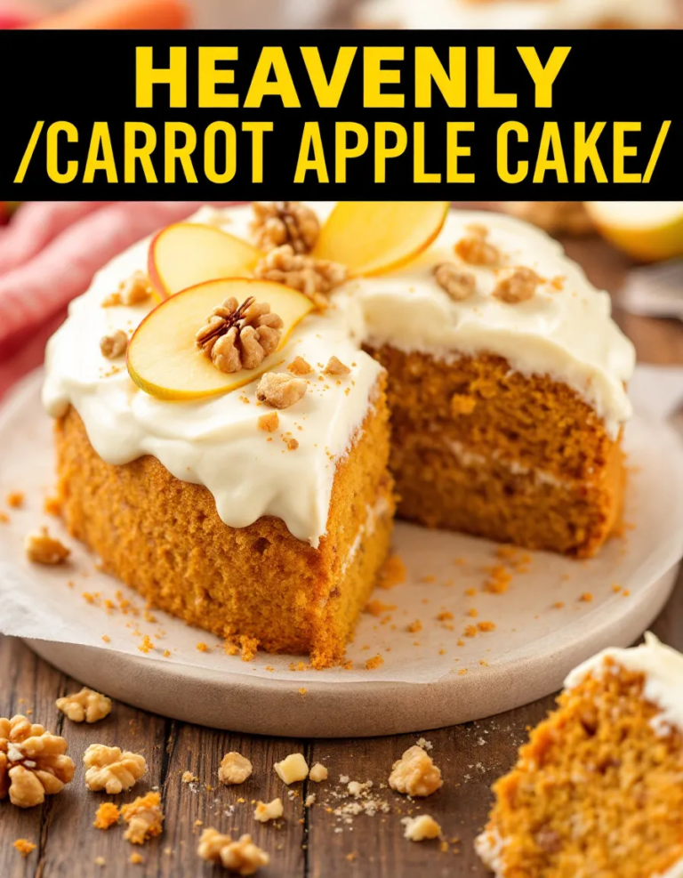 Best Heavenly Carrot Apple Cake – Easy Homemade Recipe