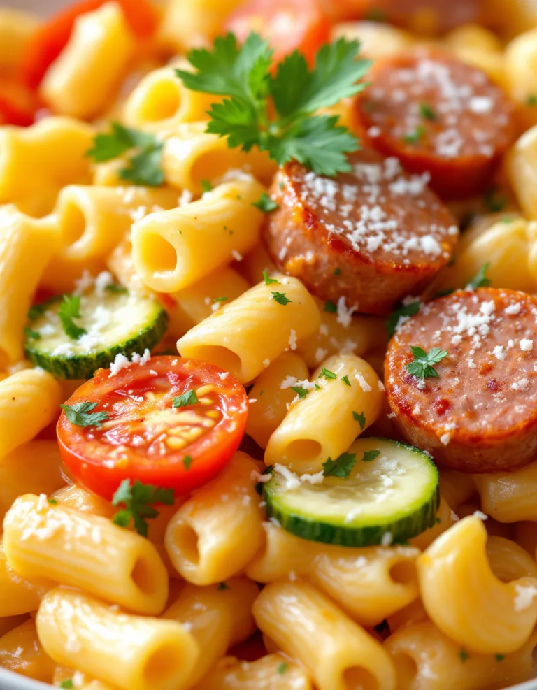 Best Rigatoni with Italian Sausage & Zucchini
