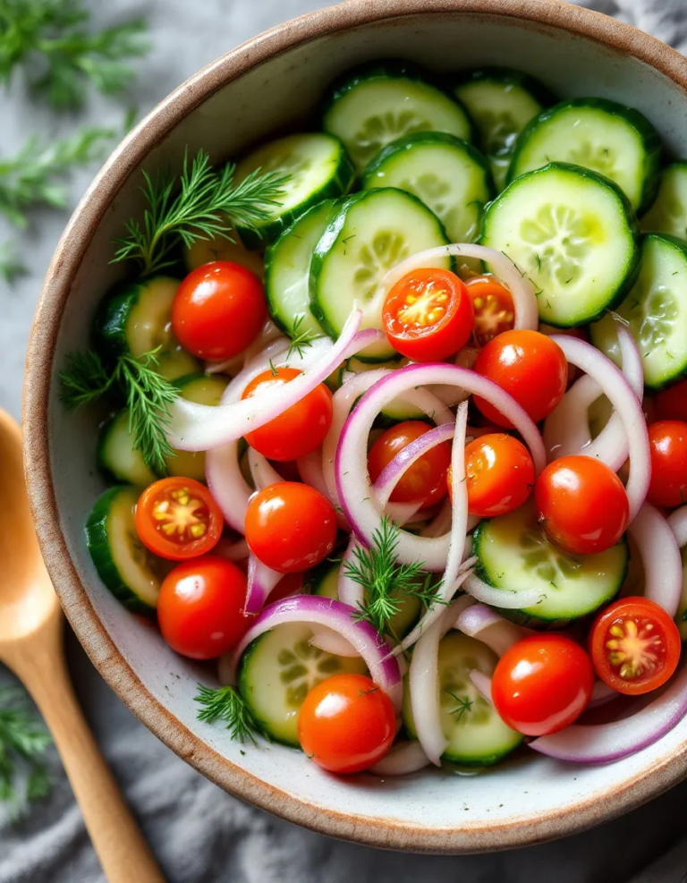 Best Marinated Cucumbers, Onions, and Tomatoes Recipe